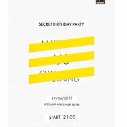 Secret Birthday party