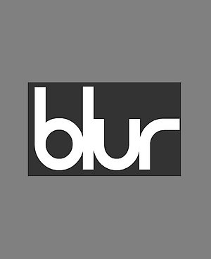 Лучшие логотипы музыкальных групп | Blur
Еще один минималистичный логотип, один из немногих, написанных только строчными буквами.