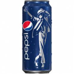 Коллекцию банок Pepsi с силуэтом Майкла Джексона